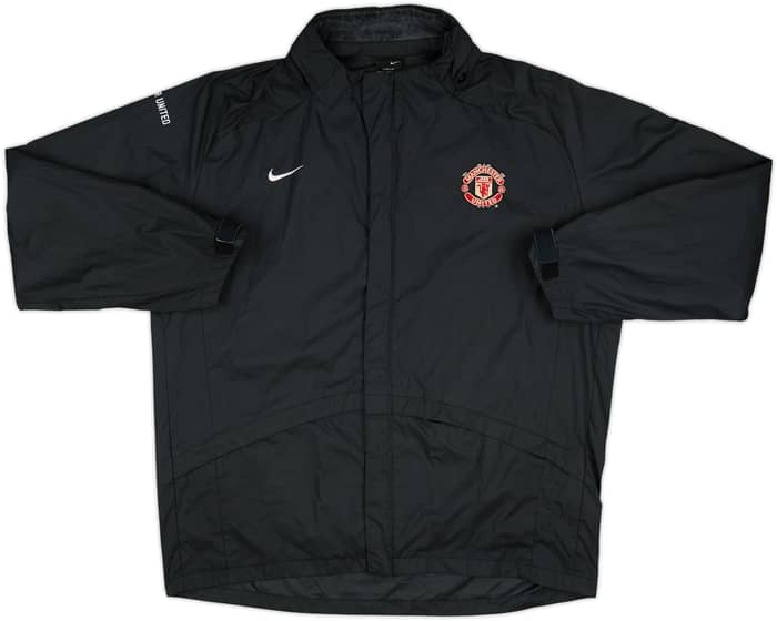 2006-07 Manchester United Nike Hooded Rain Jacket - 8/10 - (L)