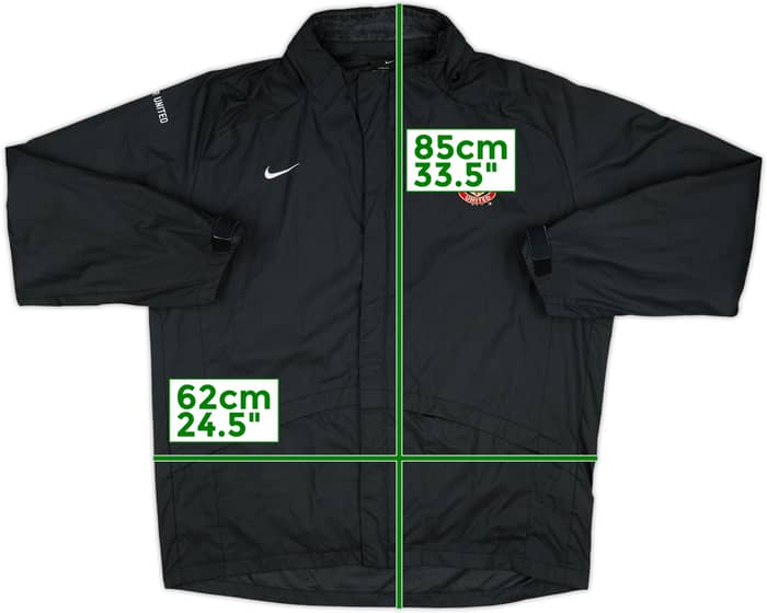 2006-07 Manchester United Nike Hooded Rain Jacket - 8/10 - (L)