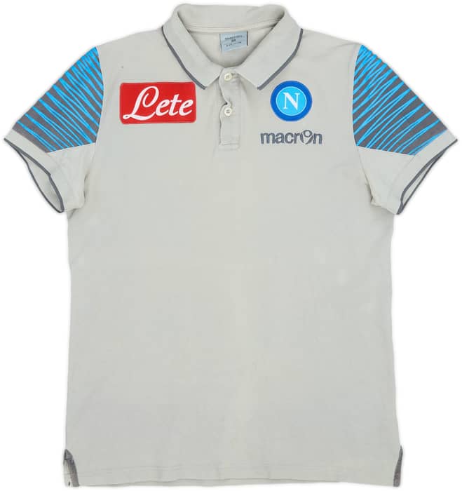 2014-15 Napoli Macron Polo Shirt - 8/10 - (M)