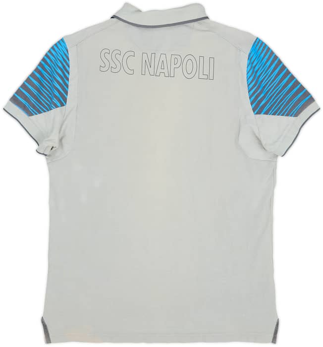 2014-15 Napoli Macron Polo Shirt - 8/10 - (M)