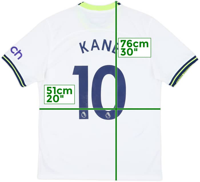 2022-23 Tottenham Home Shirt Kane #10 - 8/10 - (M)