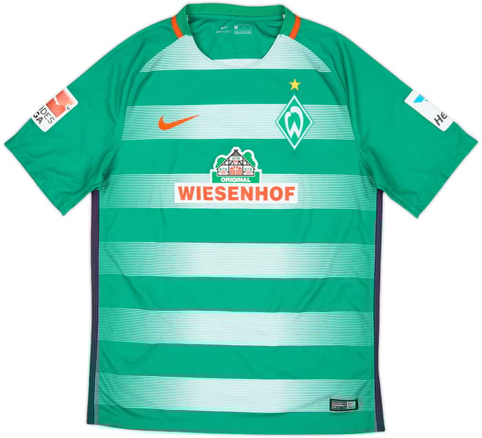 2016-17 Werder Bremen Home Shirt Kruse #10 - 8/10 - (M)