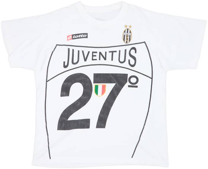 2002-03 Juventus Lotto 'Campioni D'Italia 2003' Graphic Tee - 7/10 - (L)