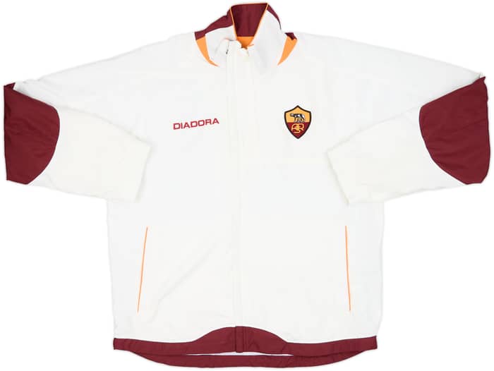 2005-06 Roma Diadora Track Jacket - 9/10 - (L)