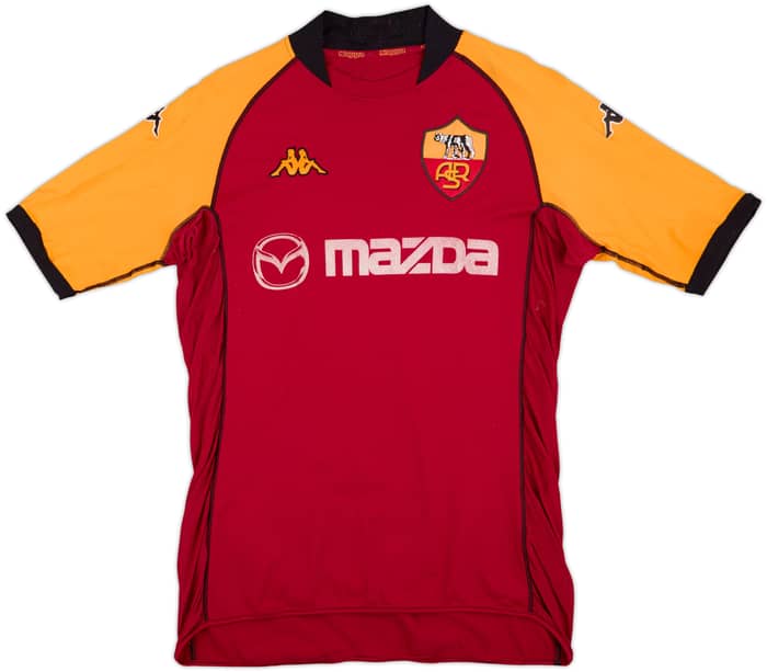 2002-03 Roma European Home Shirt - 5/10 - (L)