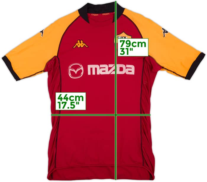 2002-03 Roma European Home Shirt - 5/10 - (L)