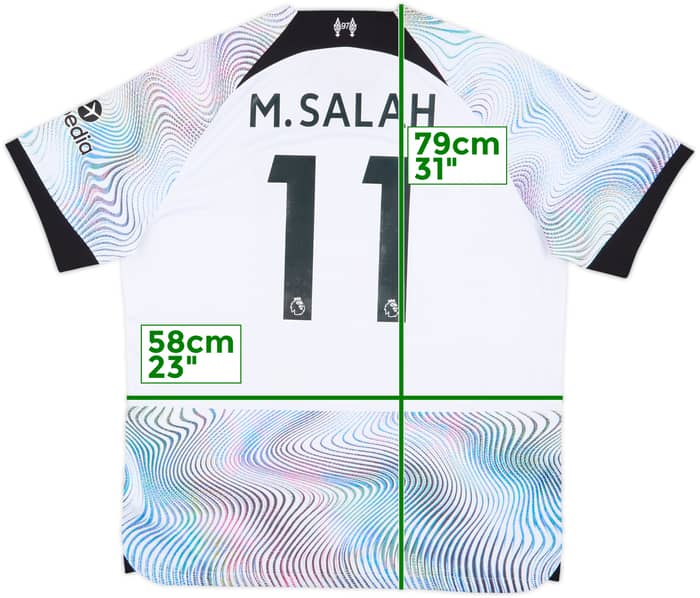 2022-23 Liverpool Away Shirt M.Salah #11 - 7/10 - (XL)