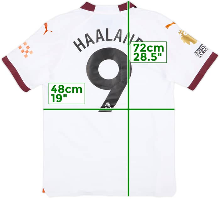 2023-24 Manchester City Player Issue Away Shirt Haaland #9 (S)