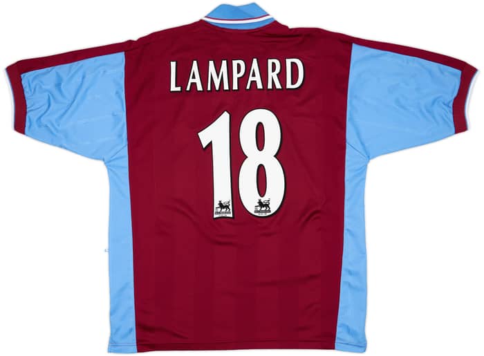 1997-98 West Ham Home Shirt Lampard #18 - 10/10 - (L)