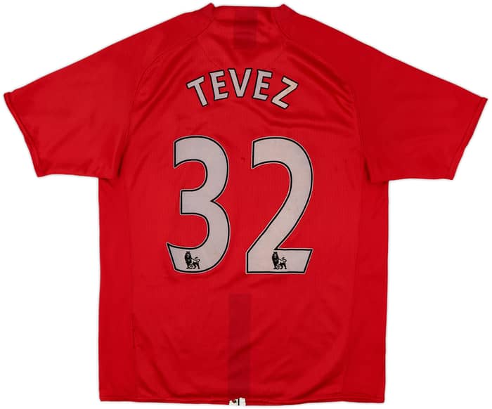 2007-09 Manchester United Home Shirt Tevez #32 - 4/10 - (M)
