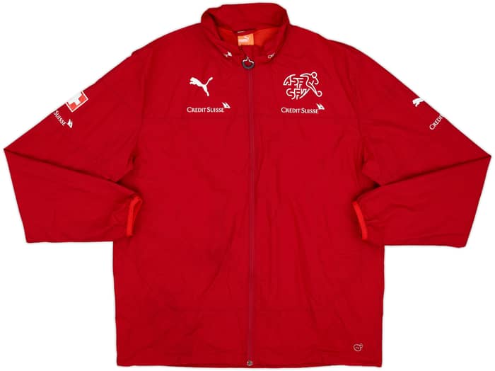 2010-12 Switzerland Player Issue Puma Track Jacket - 8/10 - (XL)
