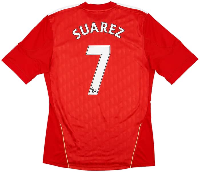2010-12 Liverpool Home Shirt Suarez #7 - 7/10 - (M)
