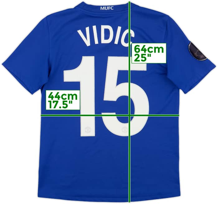 2008-09 Manchester United Third Shirt Vidic #15 - 5/10 - (L.Boys)