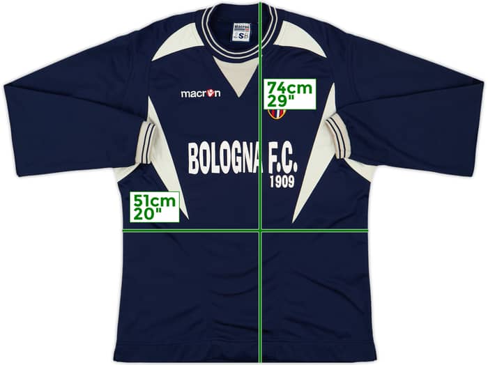 2005-06 Bologna Macron Sweat Top - 8/10 - (S)