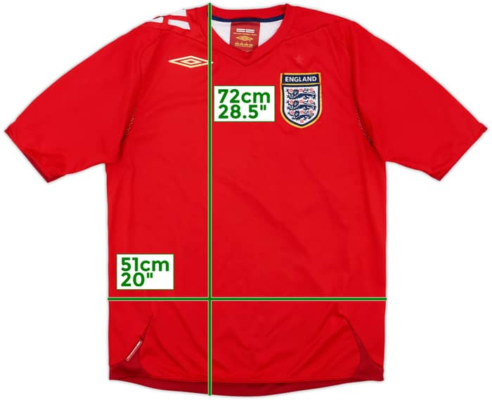 2006-08 England Away Shirt - 4/10 - (M)
