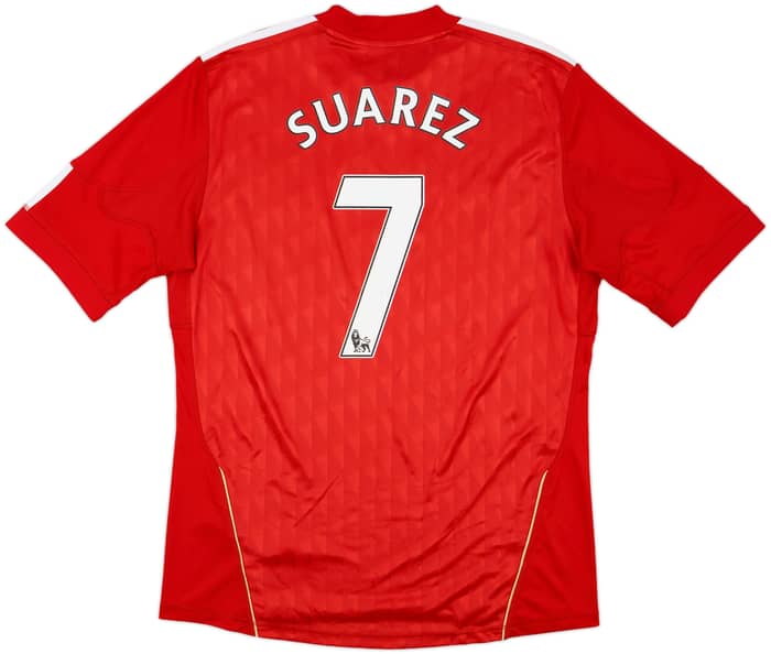 2010-12 Liverpool Home Shirt Suarez #7 - 6/10 - (L)