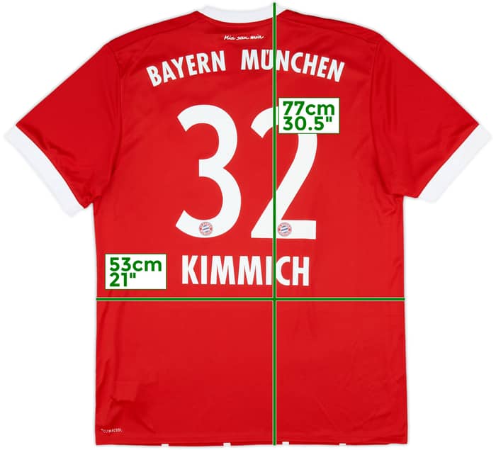 2017-18 Bayern Munich Home Shirt Kimmich #32 (L)
