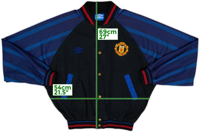 1993-94 Manchester United Umbro Bomber Jacket - 8/10 - (M)