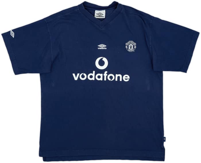 2000-01 Manchester United Umbro Cotton Tee - 8/10 - (XL)