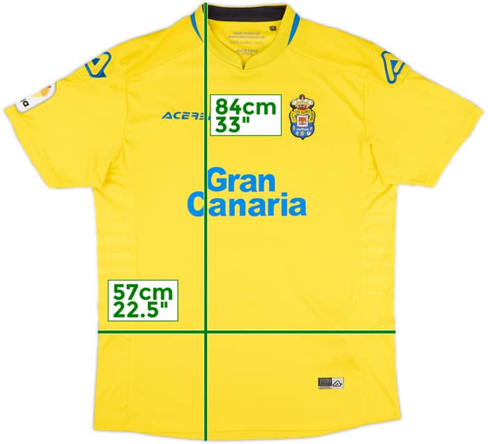 2017-18 Las Palmas Home Shirt - 7/10 - (XXL)