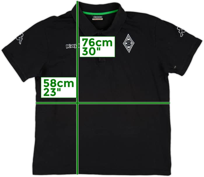 2016-17 Borussia Monchengladbach Kappa Polo Shirt - 9/10 - (XXL)