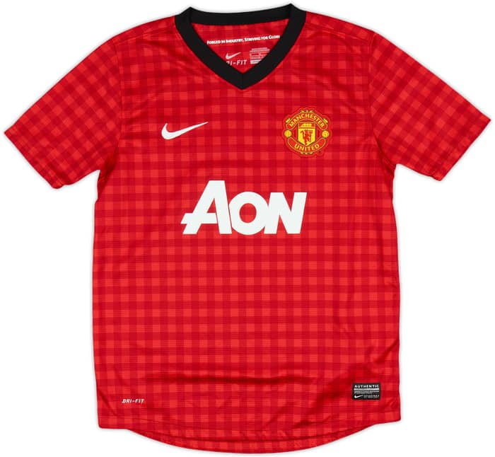 2013-14 Manchester United Home Shirt - 7/10 - (XL.Boys)