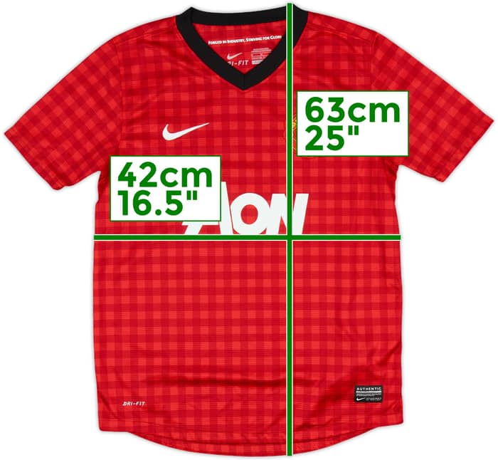 2013-14 Manchester United Home Shirt - 7/10 - (XL.Boys)