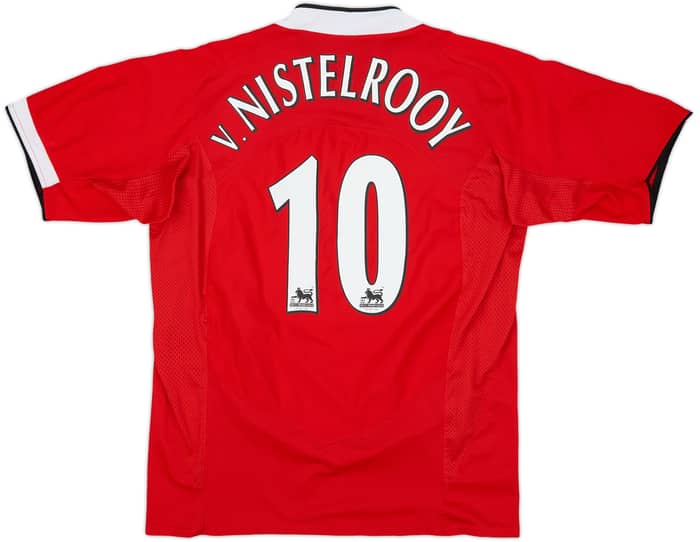 2004-06 Manchester United Home Shirt V.Nistelrooy #10 - 9/10 - (L)