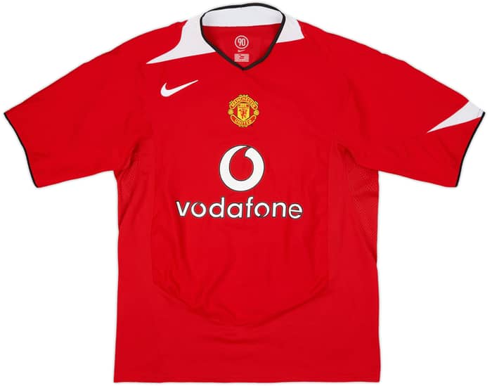 2004-06 Manchester United Home Shirt V.Nistelrooy #10 - 9/10 - (L)