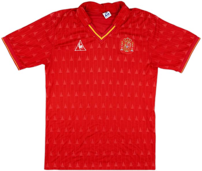 1988-90 Spain Home Shirt #10 - 8/10 - (M)
