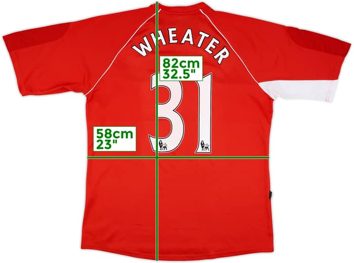 2008-09 Middlesbrough Home Shirt Wheater #31 - 5/10 - (3XL)