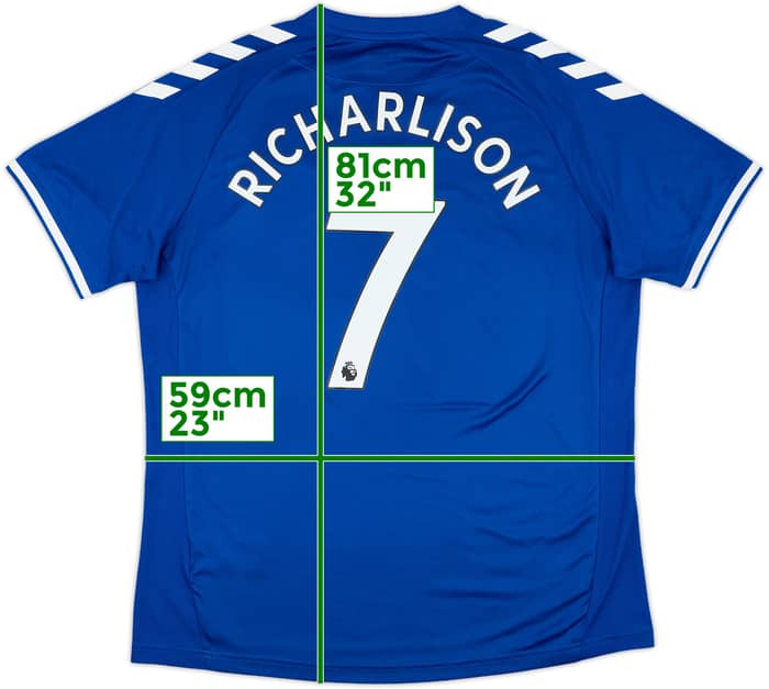 2020-21 Everton Home Shirt Richarlison #7 - 7/10 - (XXL)