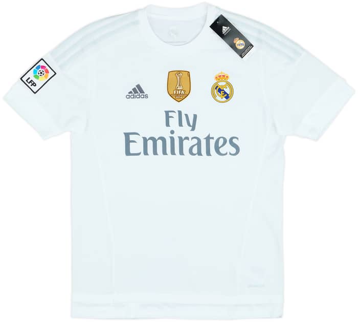 2015-16 Real Madrid Home Shirt James #10 (M)