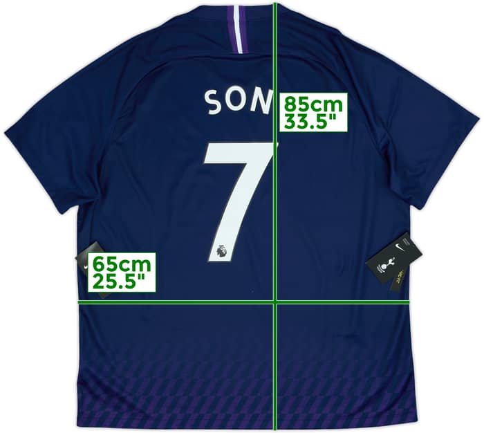 2019-20 Tottenham Away Shirt Son #7 (XXL)