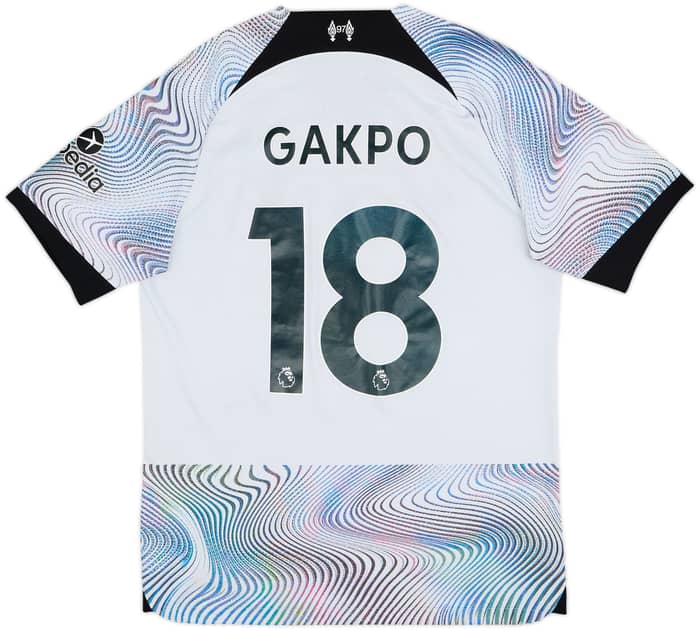 2022-23 Liverpool Away Shirt Gakpo #18 - 7/10 - (M)