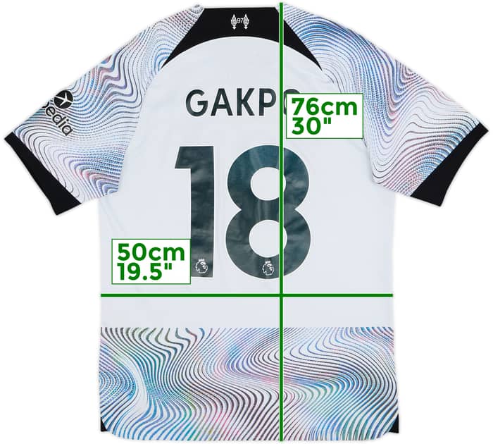 2022-23 Liverpool Away Shirt Gakpo #18 - 7/10 - (M)