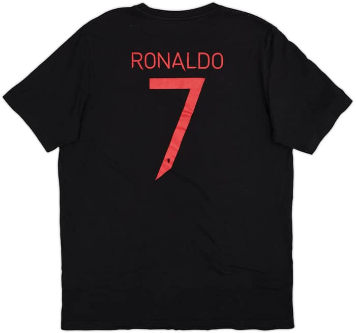 2021-22 Manchester United adidas Cotton Tee Ronaldo #7 - 8/10 - (L)