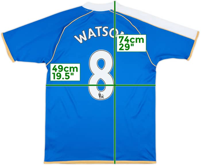 2010-11 Wigan Home Shirt Watson #8 - 9/10 - (S)