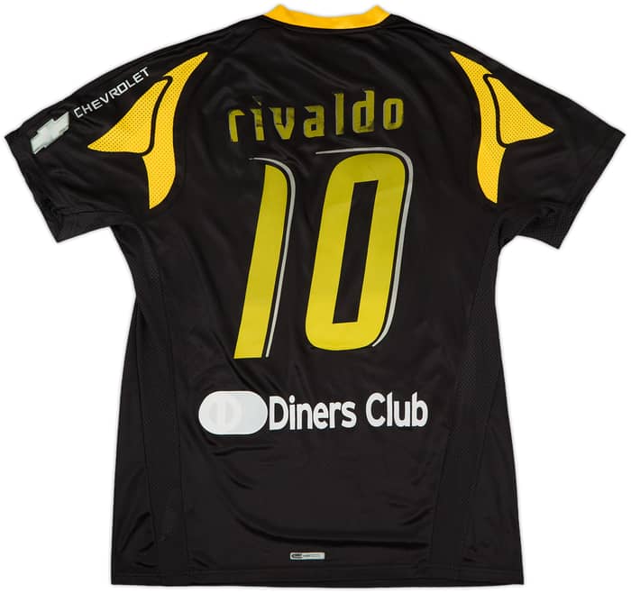2007-08 AEK Athens Away Shirt Rivaldo #10 (L)