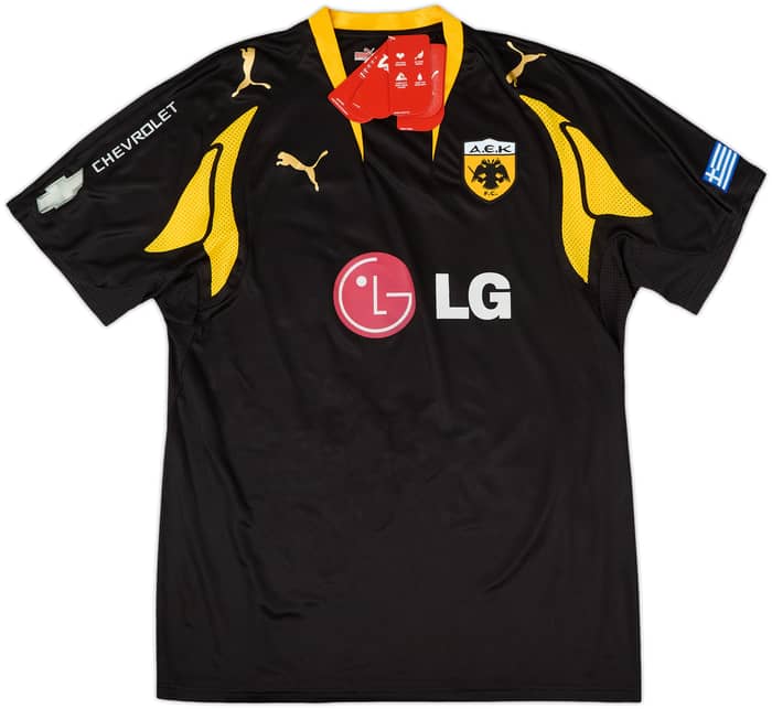 2007-08 AEK Athens Away Shirt Rivaldo #10 (L)
