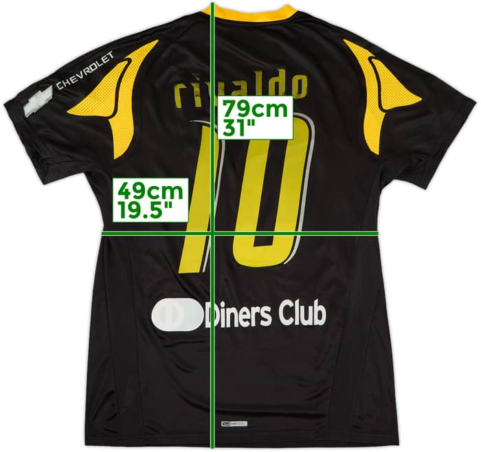 2007-08 AEK Athens Away Shirt Rivaldo #10 (L)