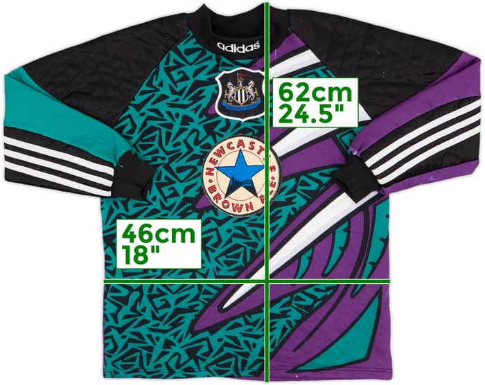 1995-96 Newcastle GK Shirt - 7/10 - (L.Boys)