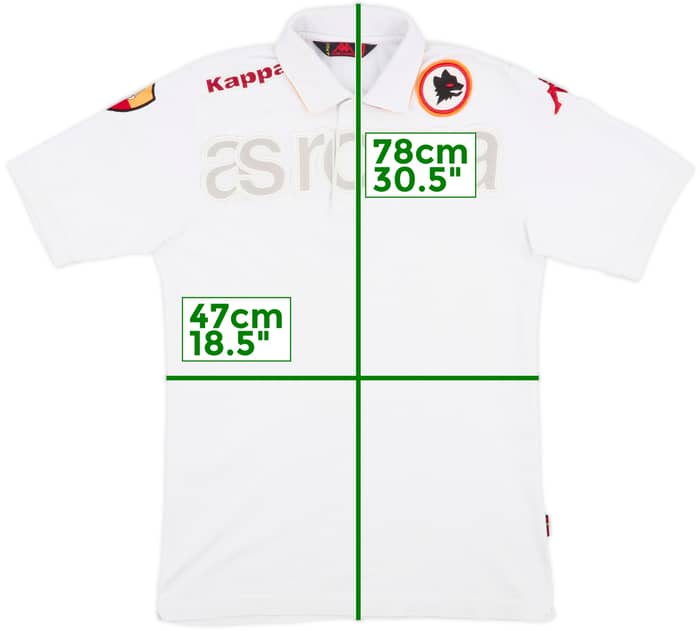 2003-04 Roma Kappa Polo Shirt - 7/10 - (S)