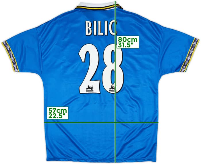 1997-99 Everton Home Shirt Bilic #28 - 6/10 - (XL)