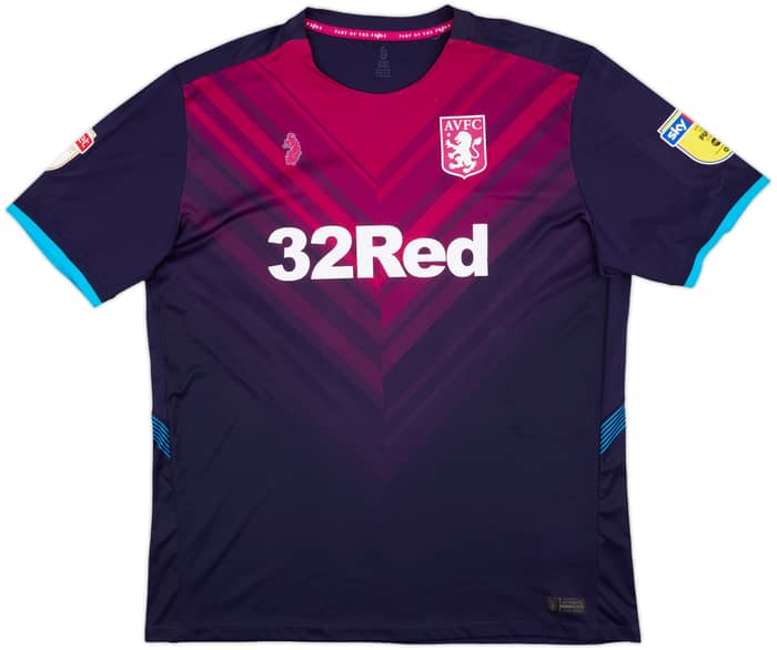 2018-19 Aston Villa Third Shirt Hutton #21 - 9/10 - (XXL)