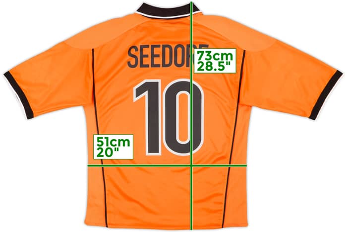 1998-00 Netherlands Home Shirt Seedorf #10 - 8/10 - (XL)