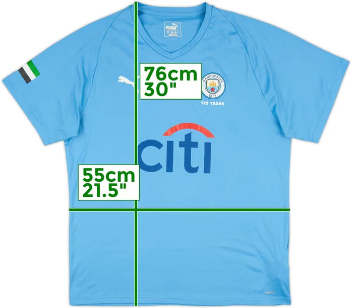 2019-20 Manchester City Puma Training Shirt - 8/10 - (L)