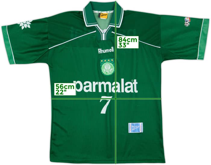 1999 Palmeiras Home Shirt #7 - 8/10 - (M)