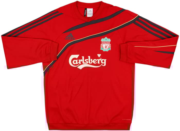 2009-10 Liverpool adidas Sweat Top - 6/10 - (M/L)