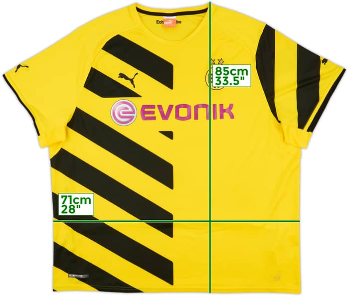 2014-15 Borussia Dortmund Home Shirt - 7/10 - (4XL)